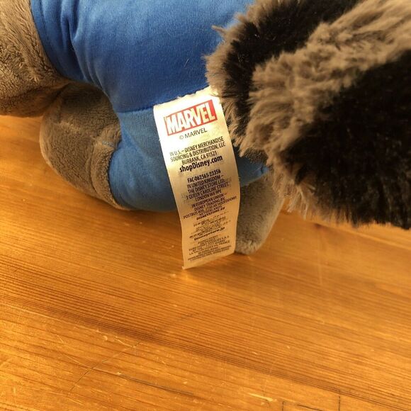 Disney Parks Big Feet Rocket Raccoon Marvel Guardians Of The Galaxy Plush 14” - Picture 9 of 9